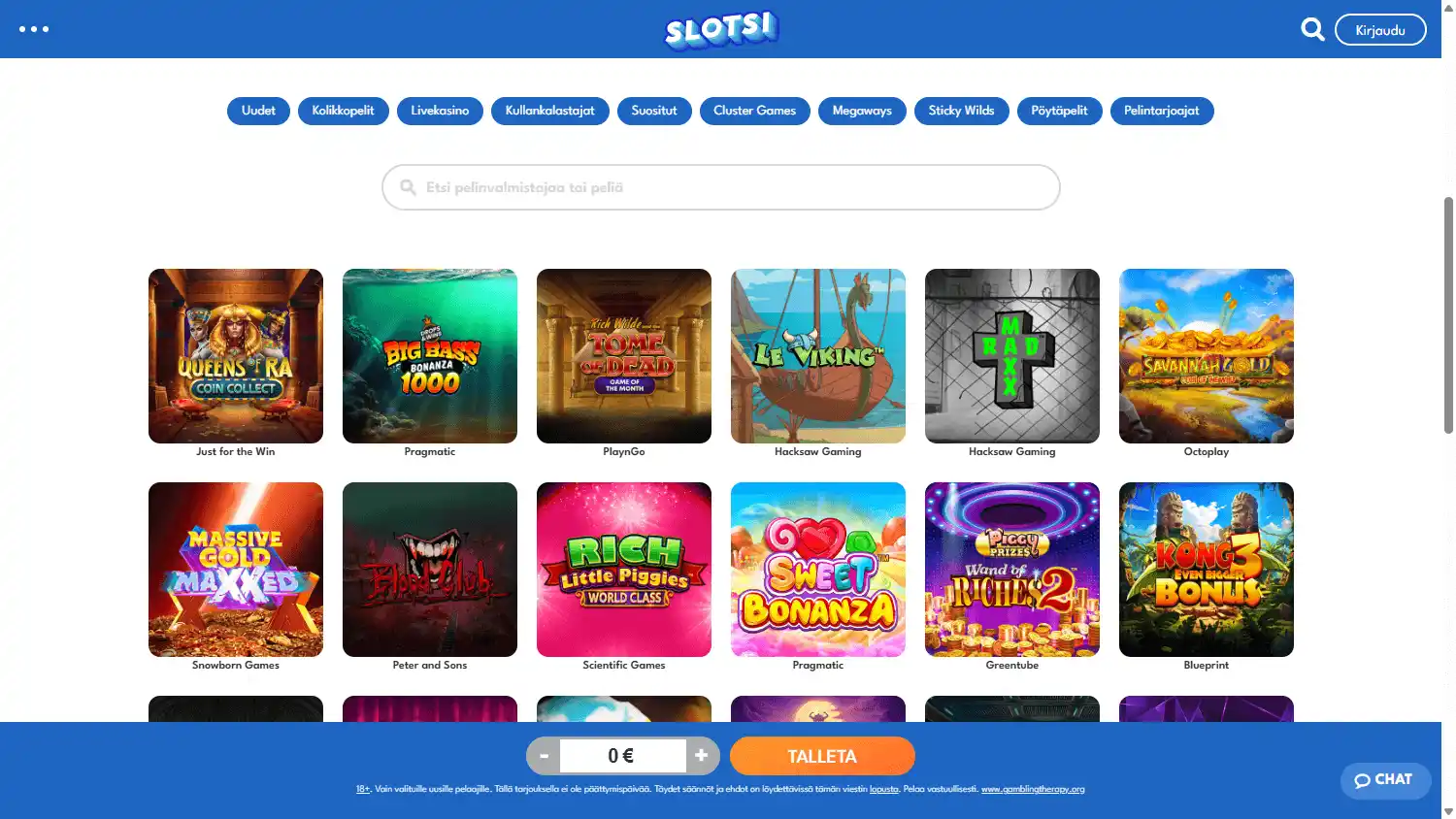 Slotsi Casino screenshot 2