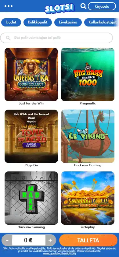 Slotsi Casino screenshot 4