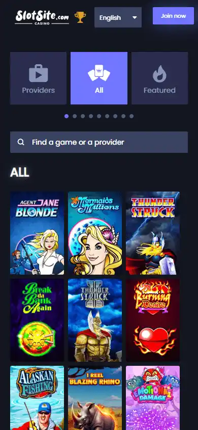 SlotSite.com Casino screenshot 5