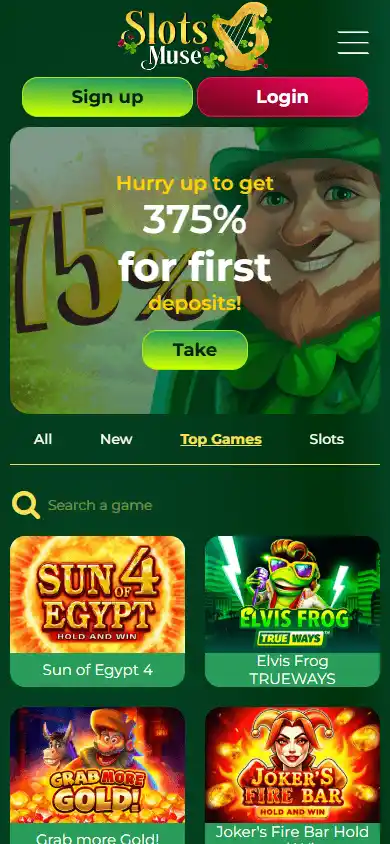 SlotsMuse Casino screenshot 4