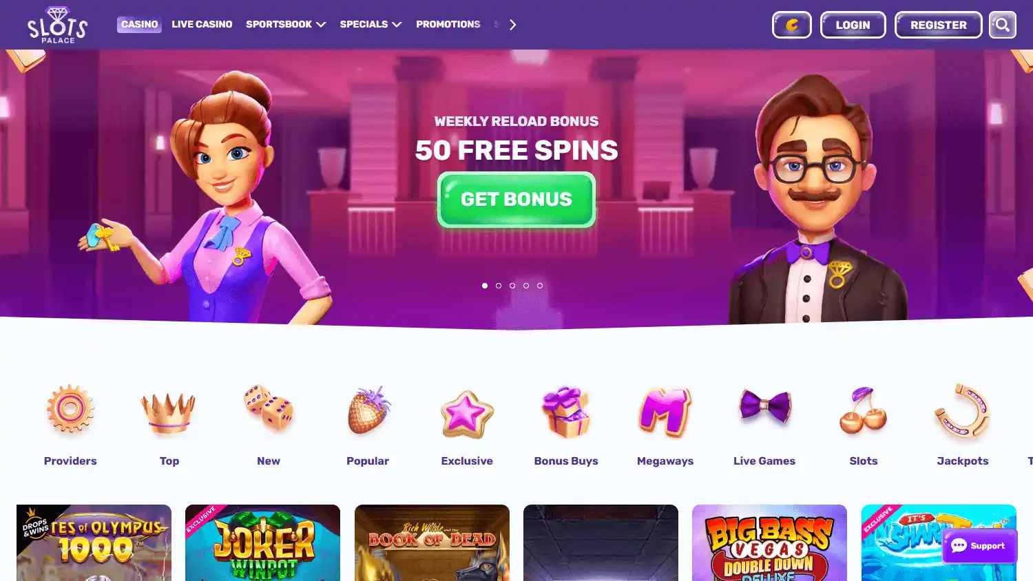 SlotsPalace Casino screenshot 2