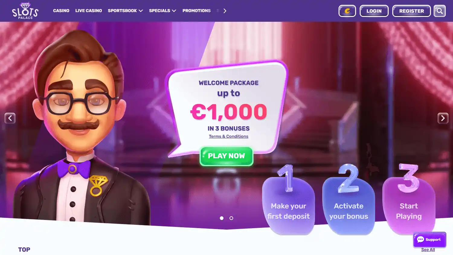 SlotsPalace Casino screenshot 2