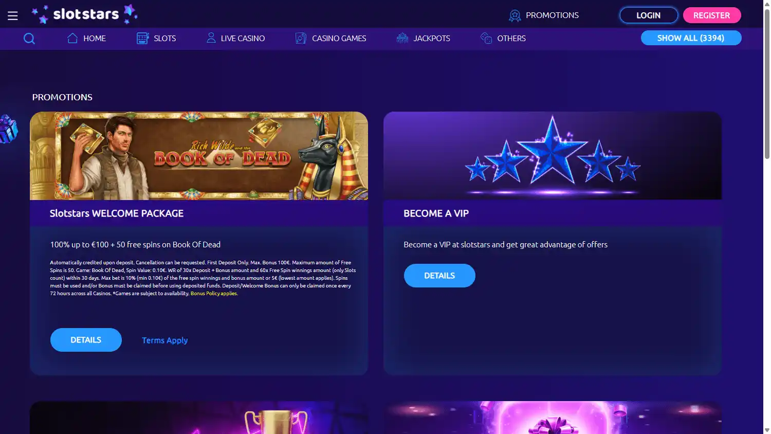 SlotStars Casino screenshot 3