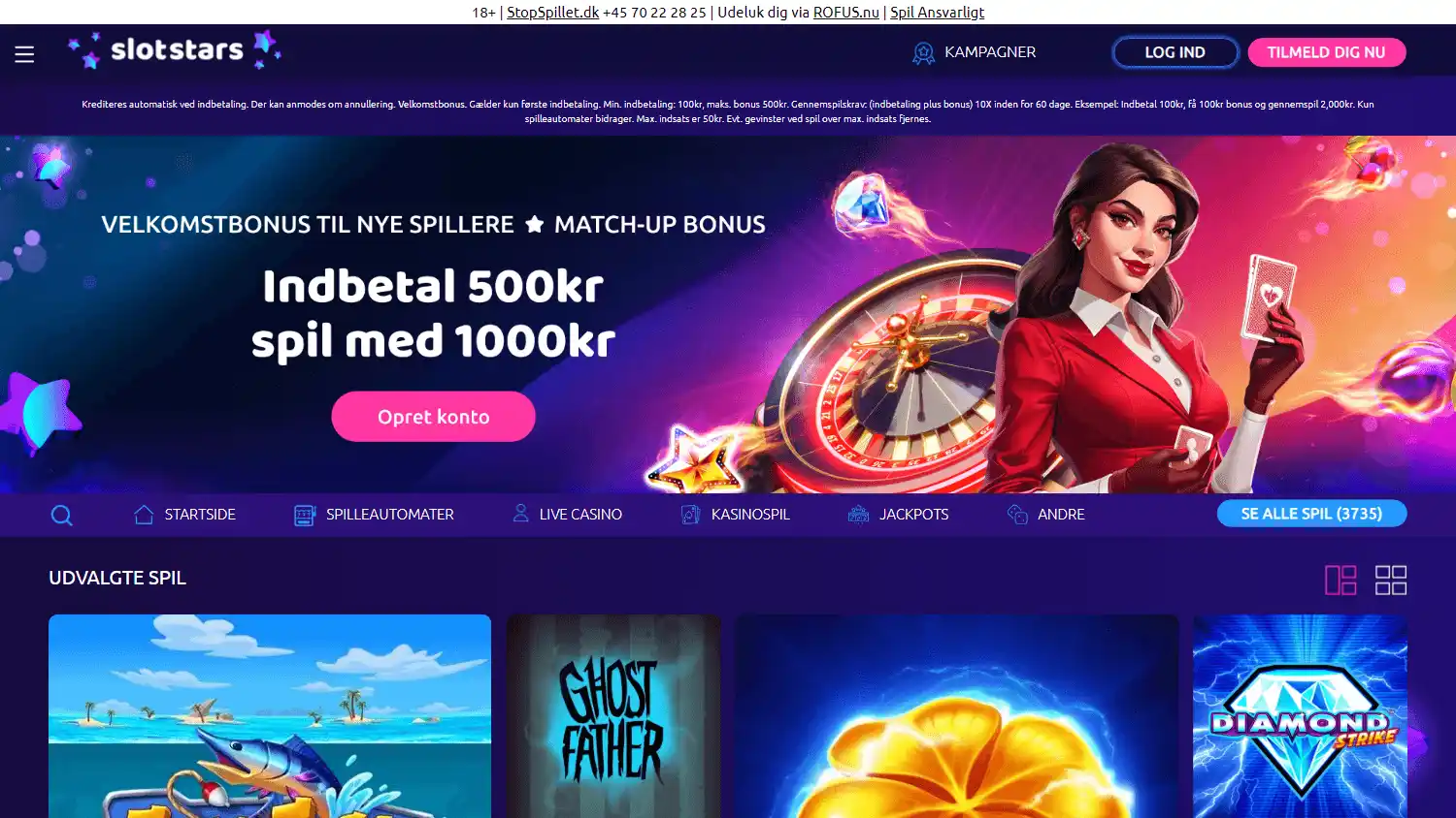 SlotStars Casino screenshot 1