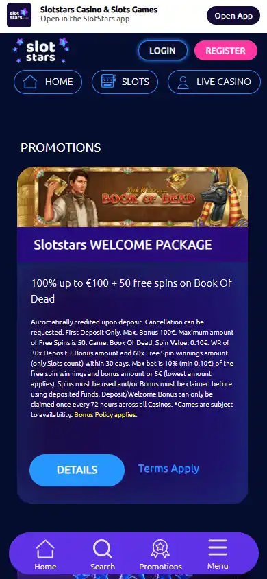SlotStars Casino screenshot 7