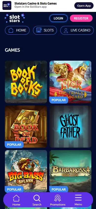 SlotStars Casino screenshot 6