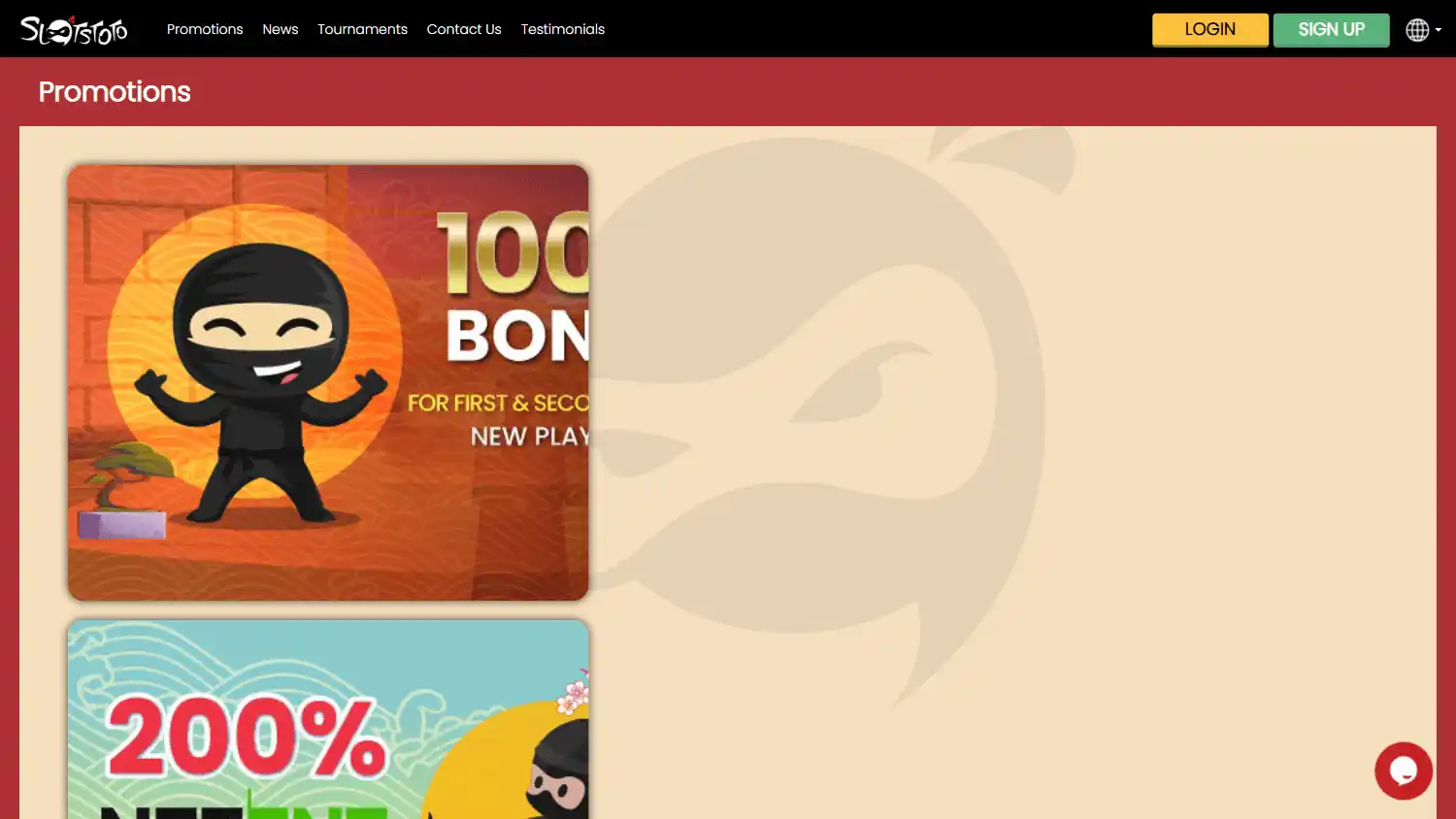 SlotsToto Casino screenshot 2
