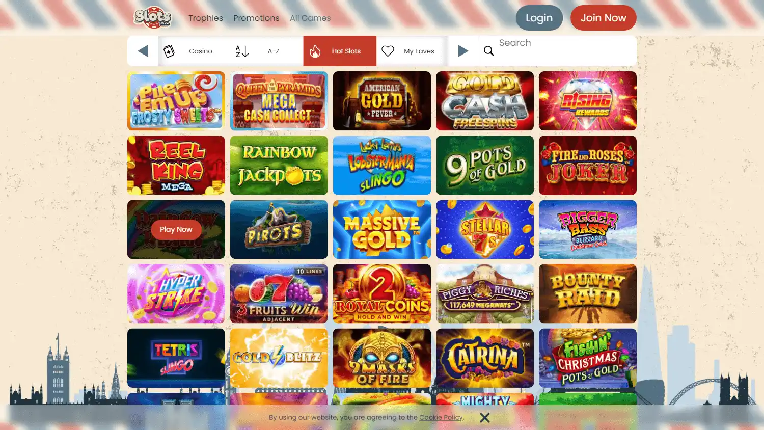 SlotsUK.co Casino screenshot 1