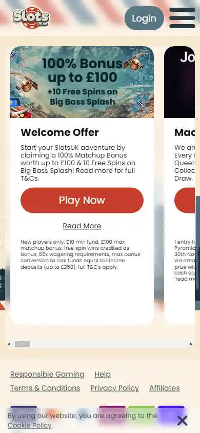 SlotsUK.co Casino screenshot 5