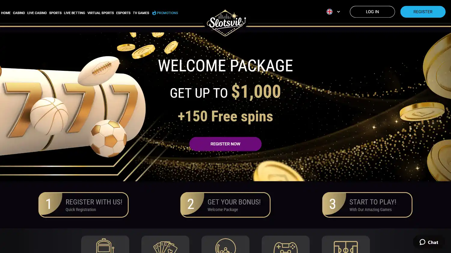 SlotsVil Casino screenshot 1