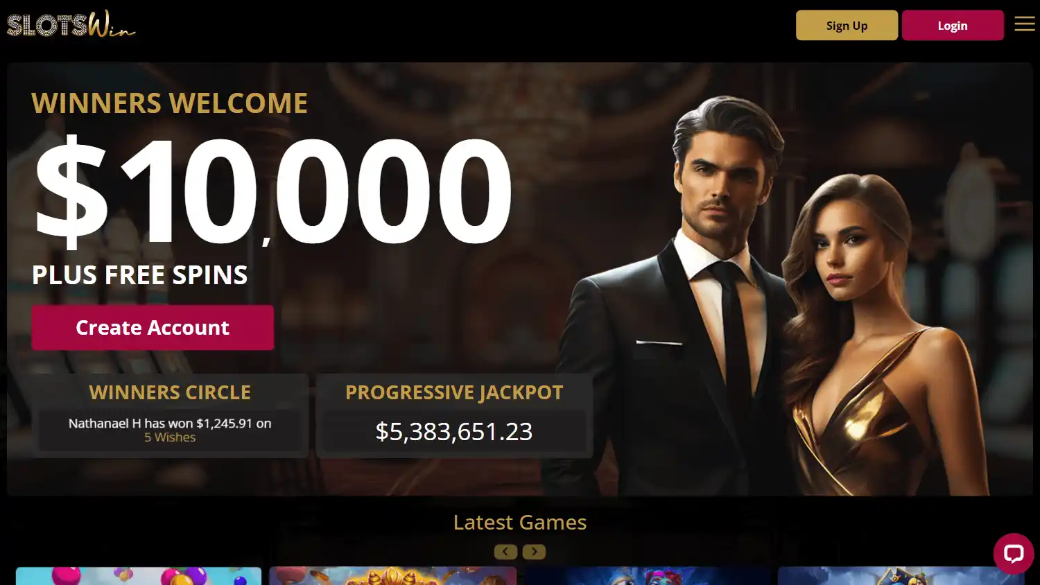 SlotsWin Casino screenshot 1