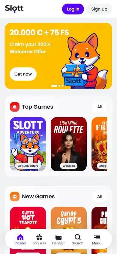 Slott Casino screenshot 4