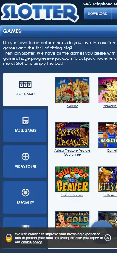 Slotter Casino screenshot 5