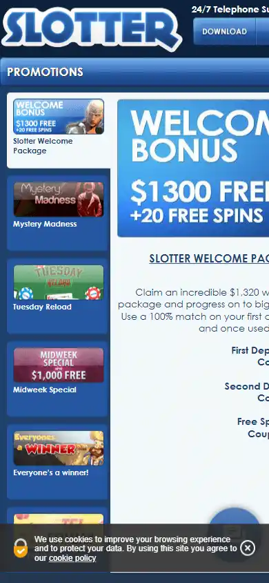 Slotter Casino screenshot 6