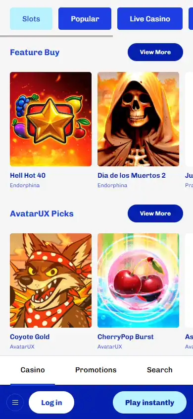 Slotti Casino screenshot 5
