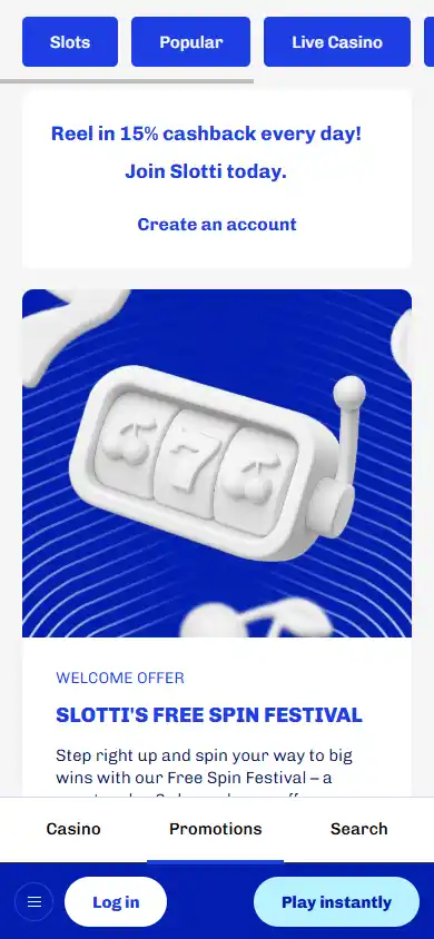 Slotti Casino screenshot 6