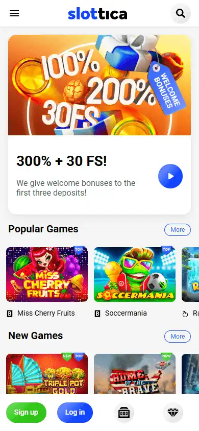 Slottica Casino screenshot 4