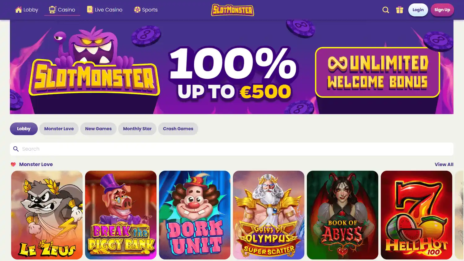 SlotMonster Casino screenshot 3