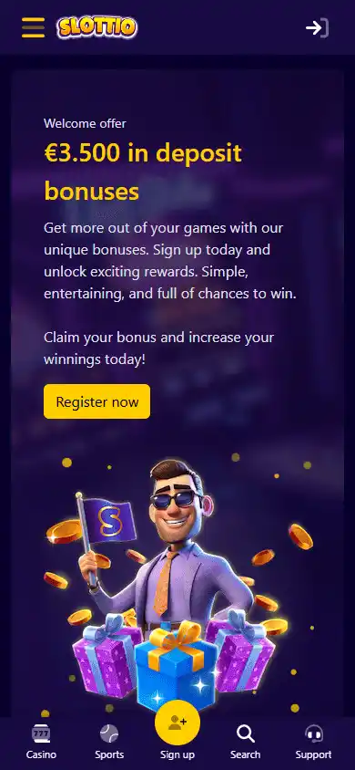 Slottio Casino screenshot 6