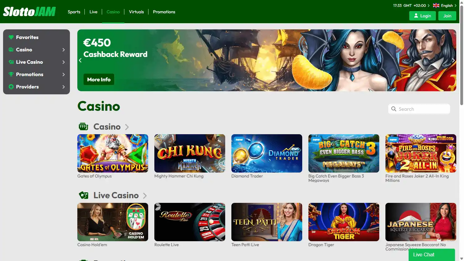 SlottoJAM Casino screenshot 2