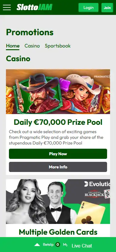 SlottoJAM Casino screenshot 6