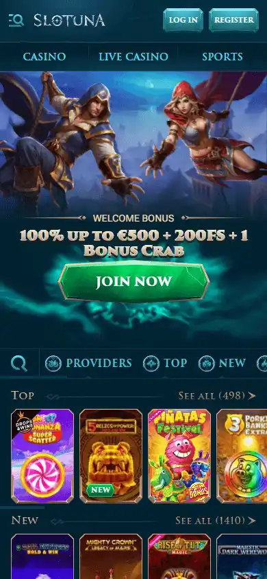 Slotuna Casino screenshot 4