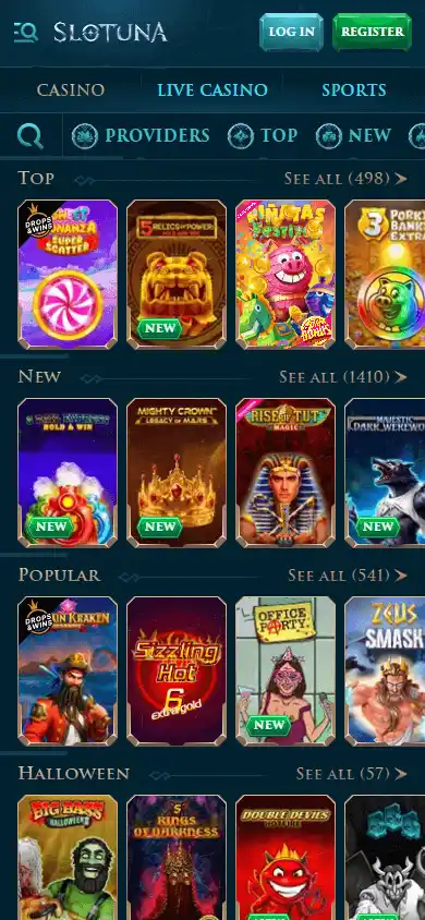 Slotuna Casino screenshot 5