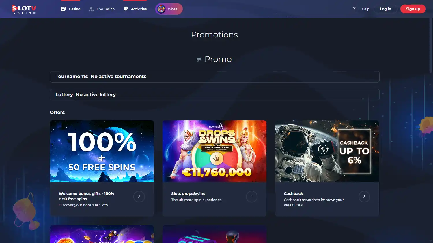 SlotV Casino screenshot 3