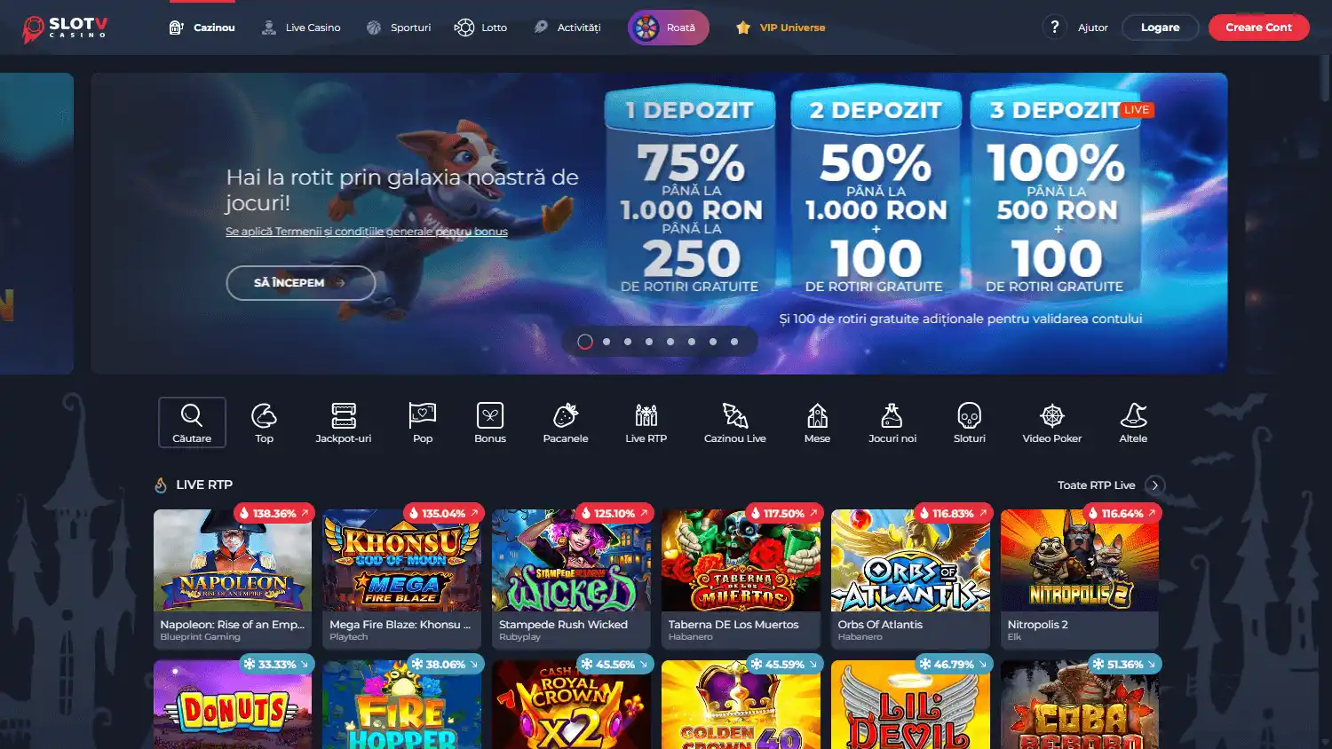 SlotV Casino screenshot 1