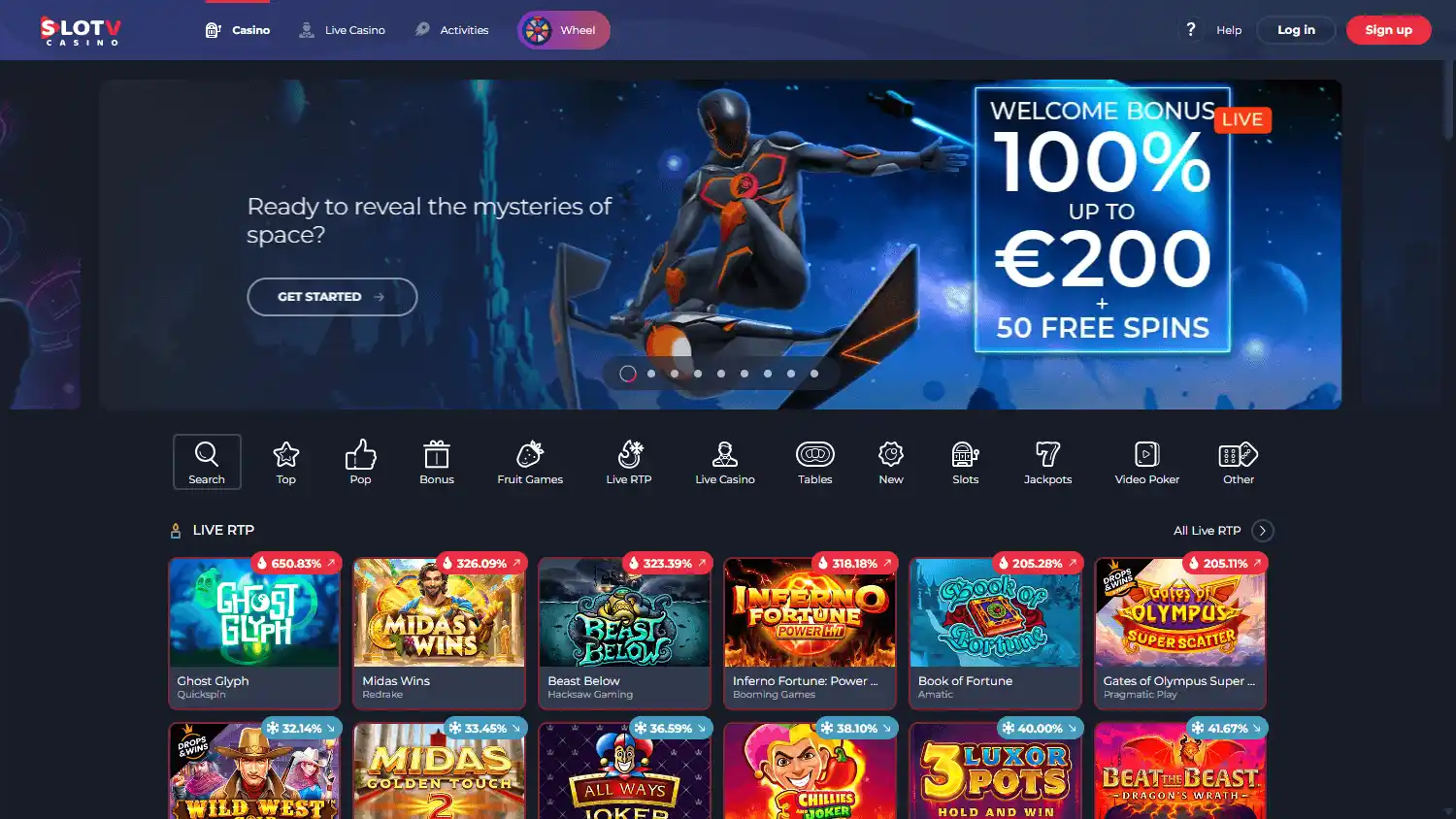 SlotV Casino screenshot 2