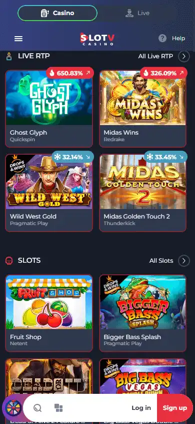 SlotV Casino screenshot 5