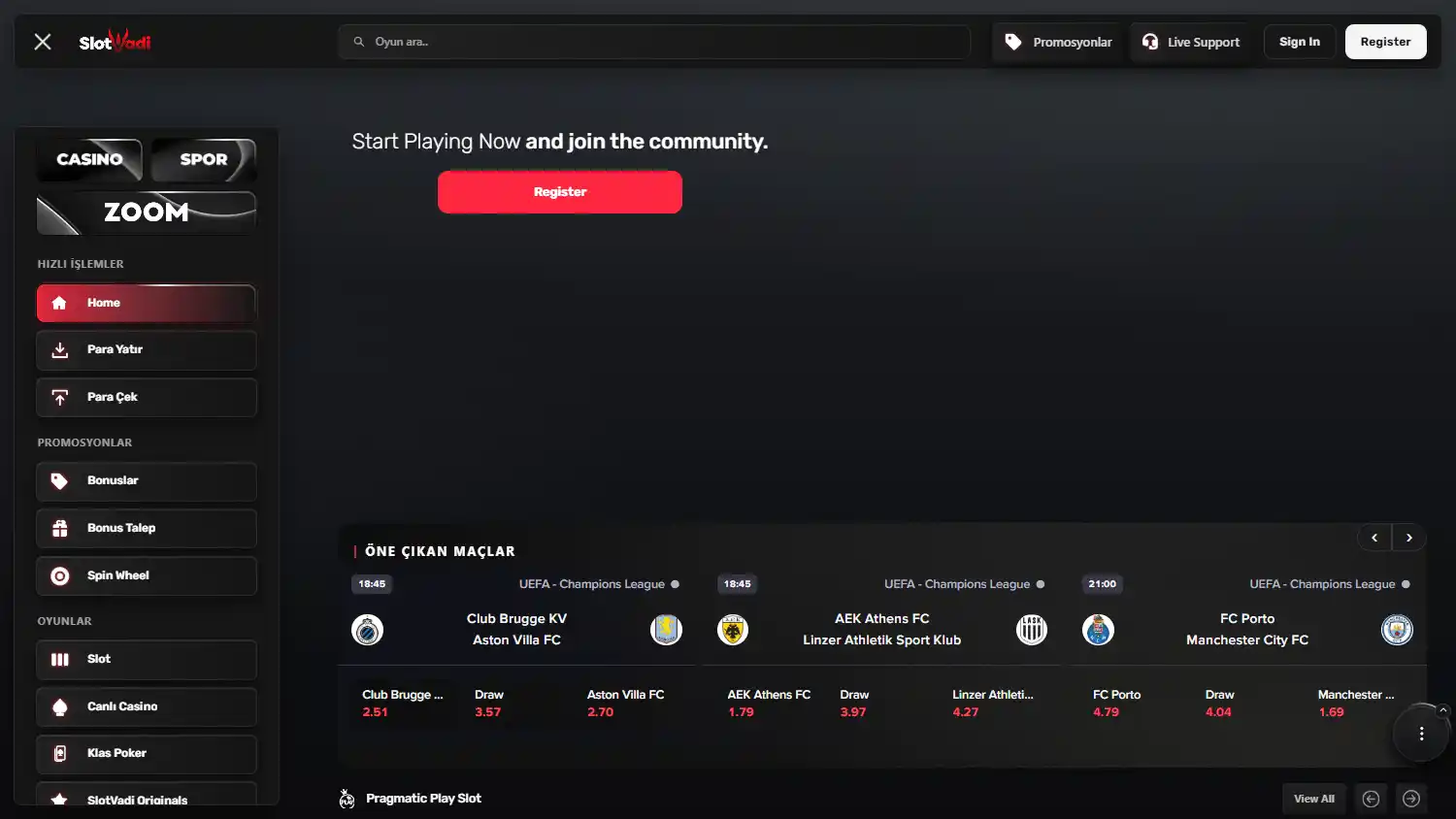SlotVadi Casino screenshot 1