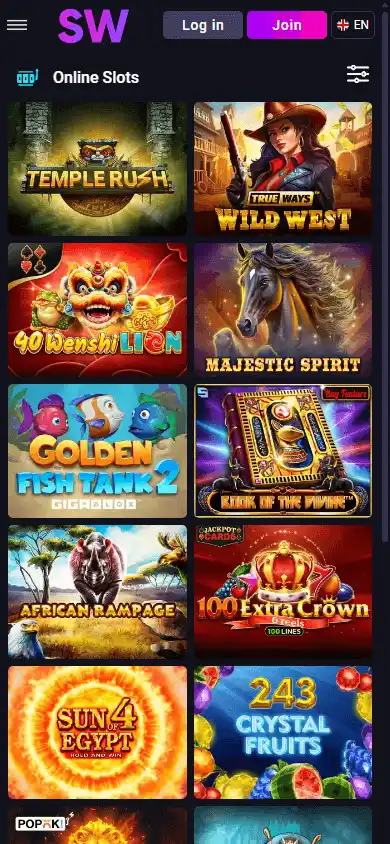 Slotwino Casino screenshot 5