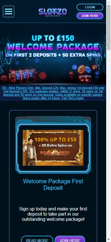 Slotzo Casino screenshot 6