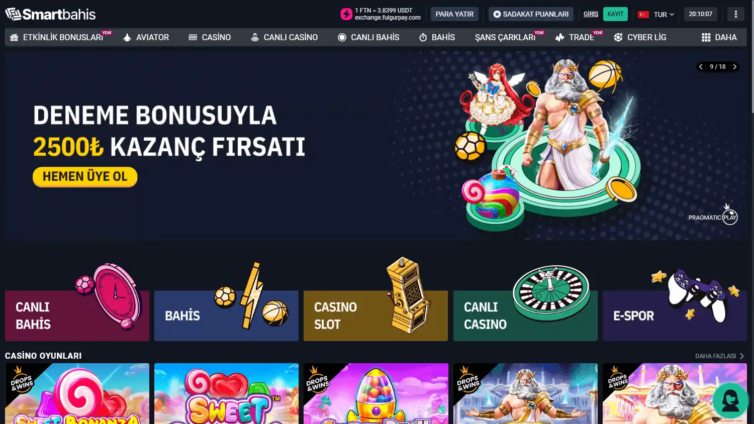 Smartbahis Casino screenshot 1