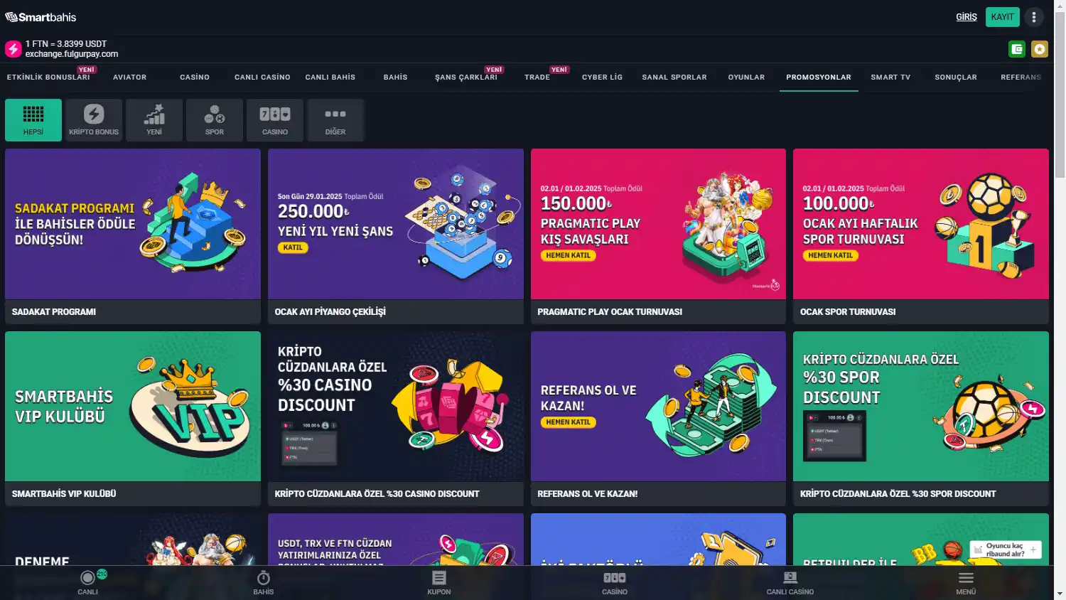 Smartbahis Casino screenshot 3