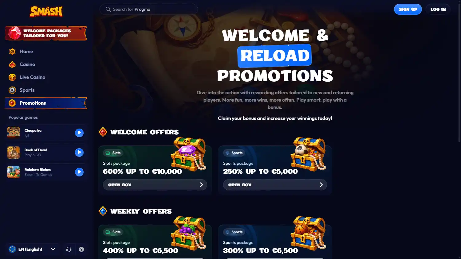 Smash Casino screenshot 3