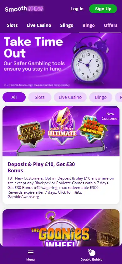 Smooth Spins Casino screenshot 6