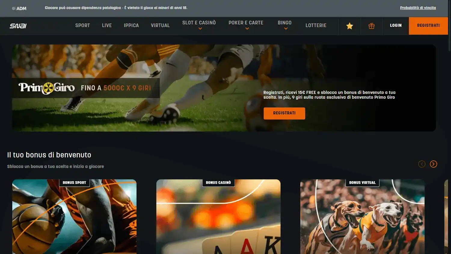 Snai Casino screenshot 1