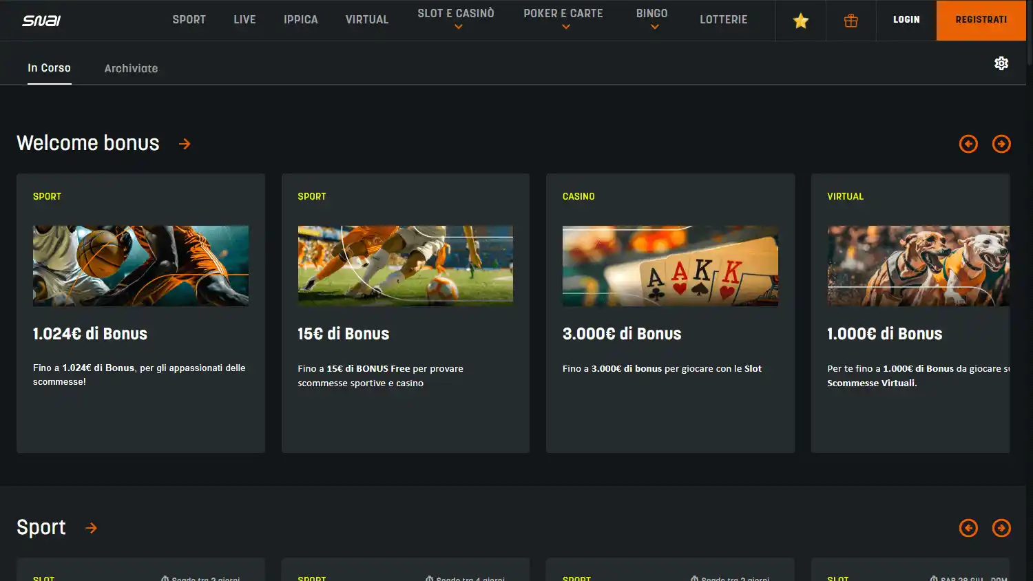 Snai Casino screenshot 3