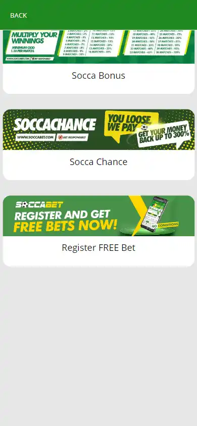 Soccabet Casino screenshot 5