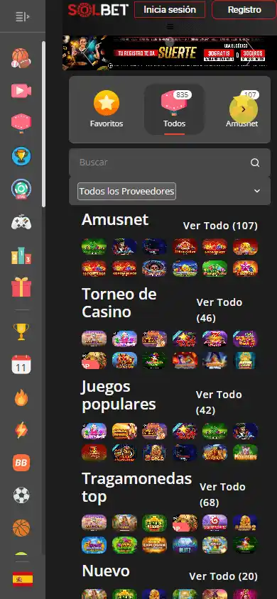 Solbet Casino screenshot 6