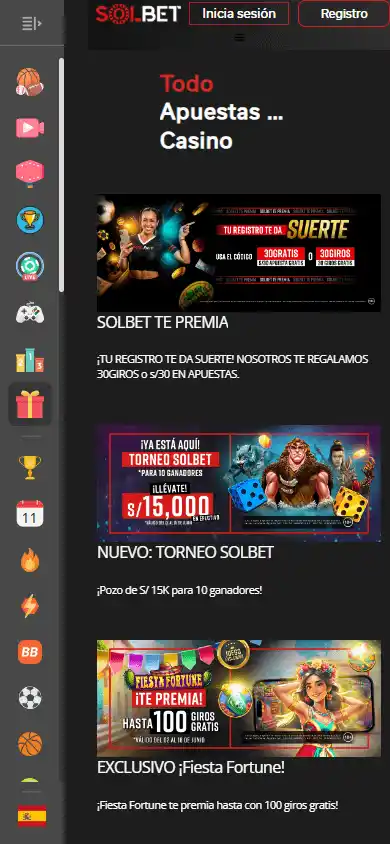 Solbet Casino screenshot 7