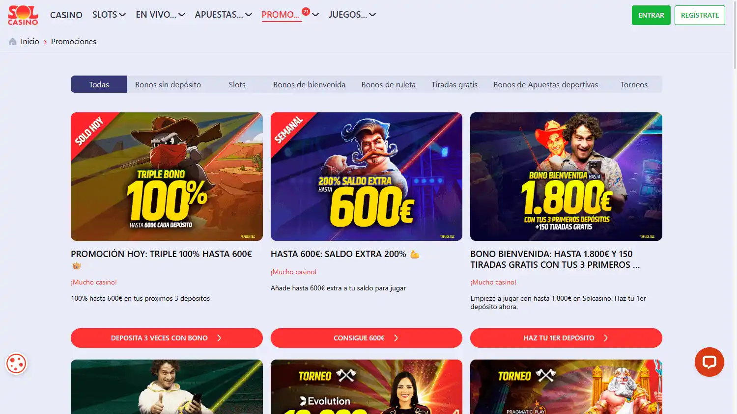 Solcasino screenshot 3