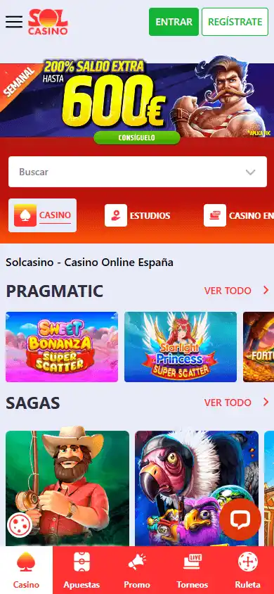 Solcasino screenshot 4