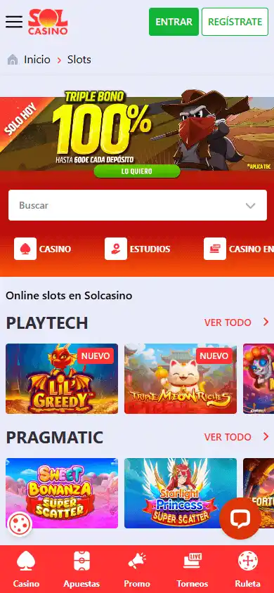 Solcasino screenshot 5