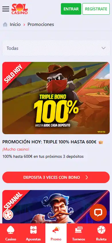 Solcasino screenshot 6