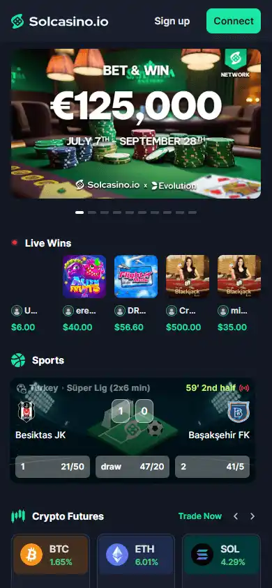 Solcasino.io screenshot 4