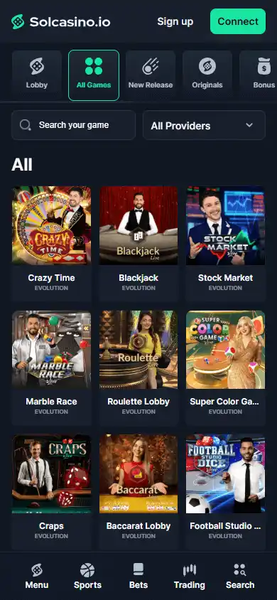 Solcasino.io screenshot 5