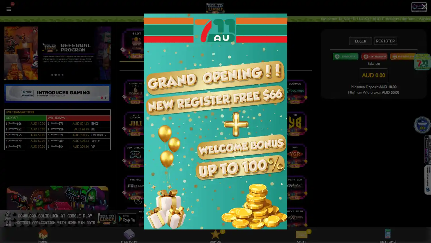SolidLuck Casino screenshot 1